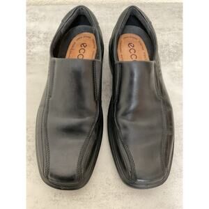 Ecco Helsinki 2 Black Leather Slip-On Loafers Shoes Men’s Size 41 US 8